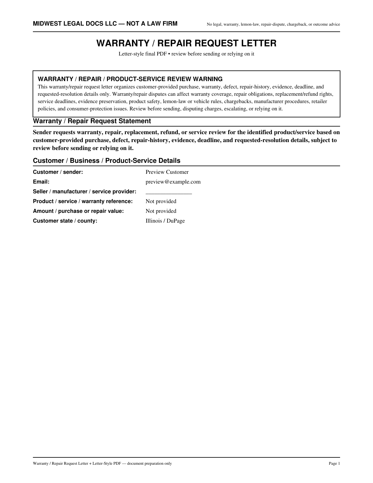 Page 1 preview of the actual Roommate Agreement form